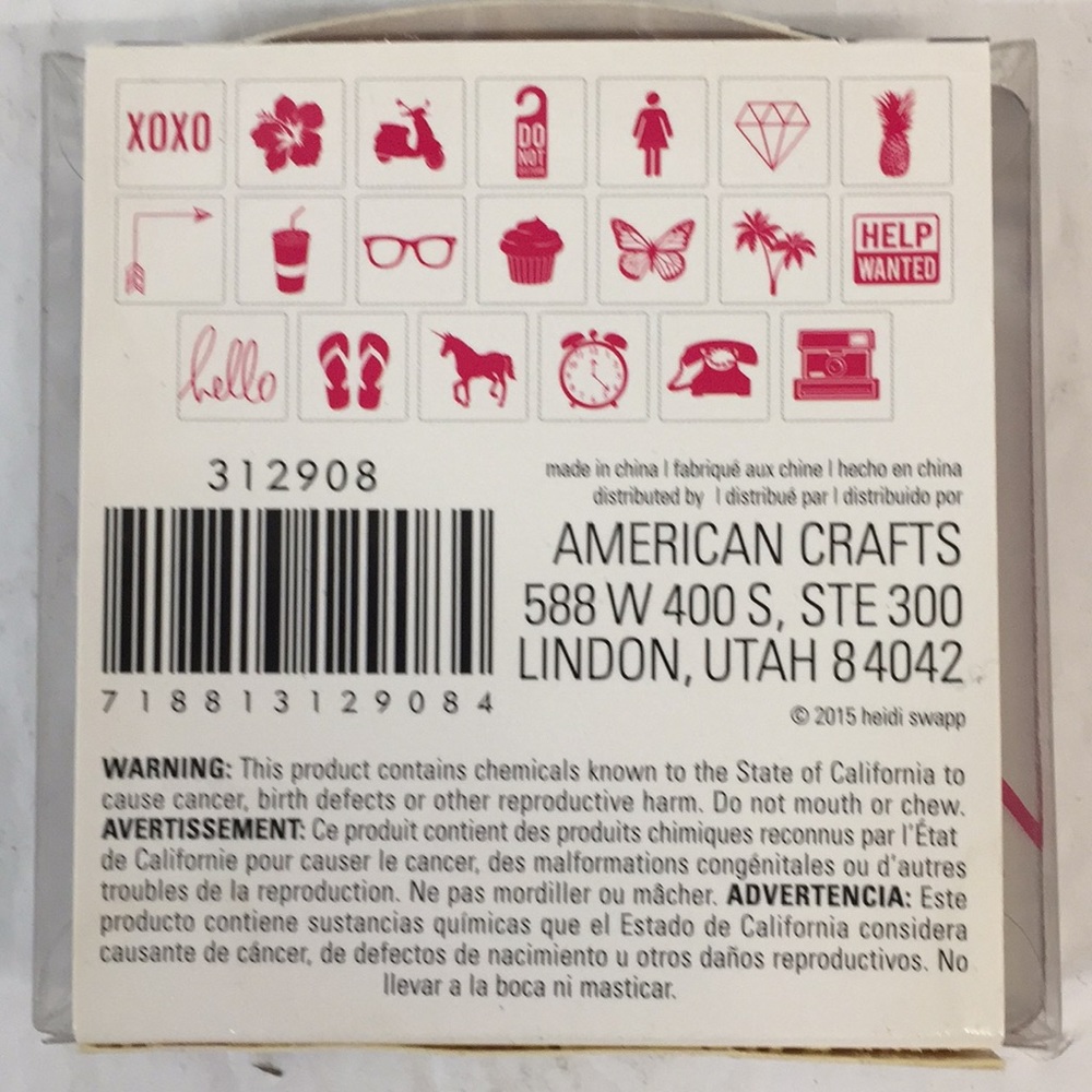 Heidi Swapp HS LghtBox Icons Pink 3pk New - Picture 4 of 8